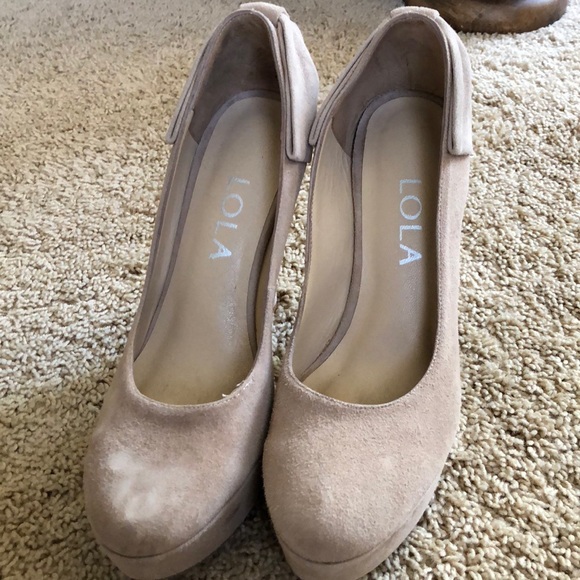 Tan Lola Heels - Picture 2 of 2